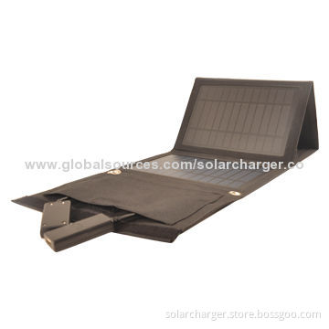 Foldable Solar Charger, 245x870x10mm Open Size, 2A Output Current
